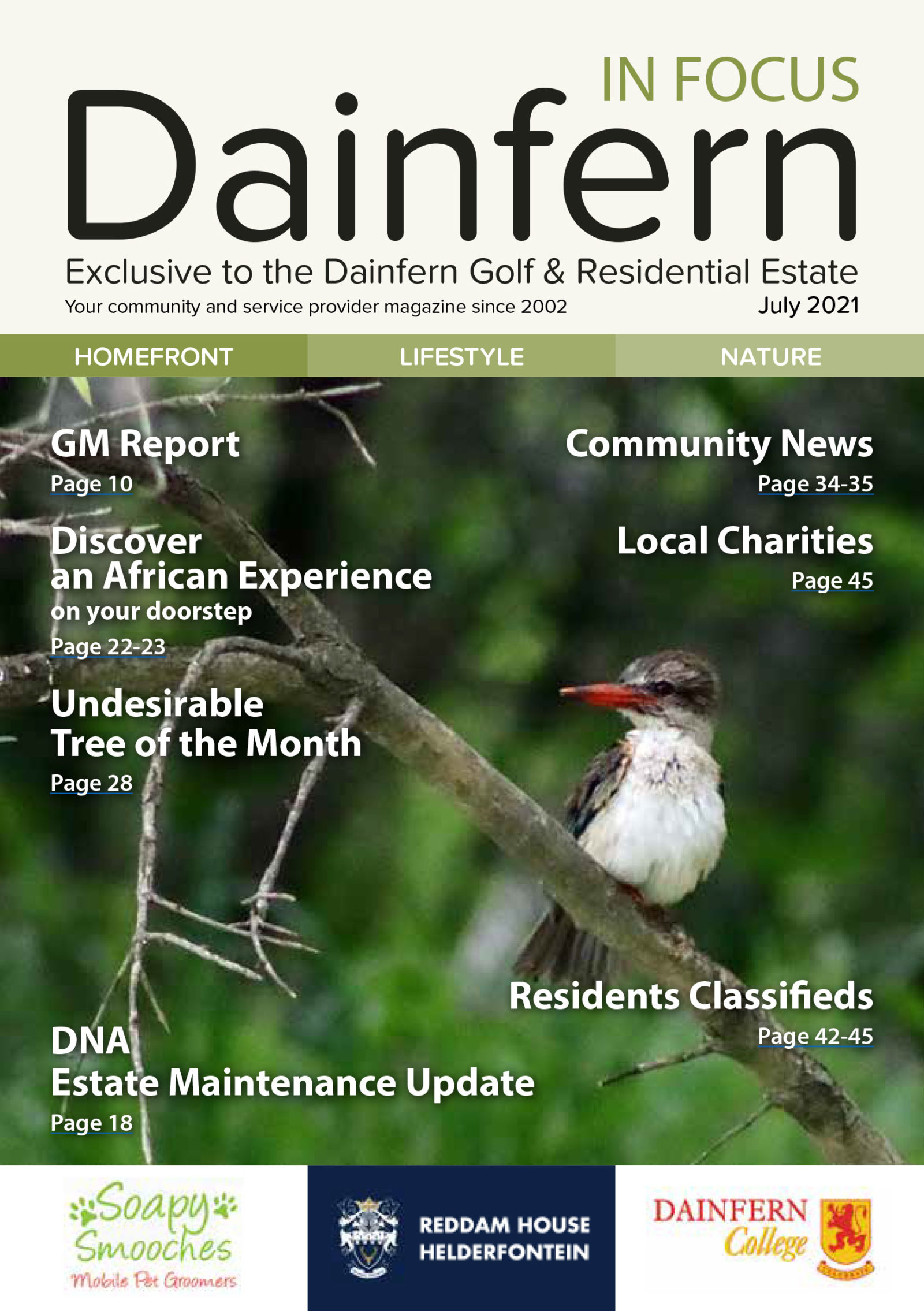 In Focus your community magazine – Dainfern Nature Association July 2021