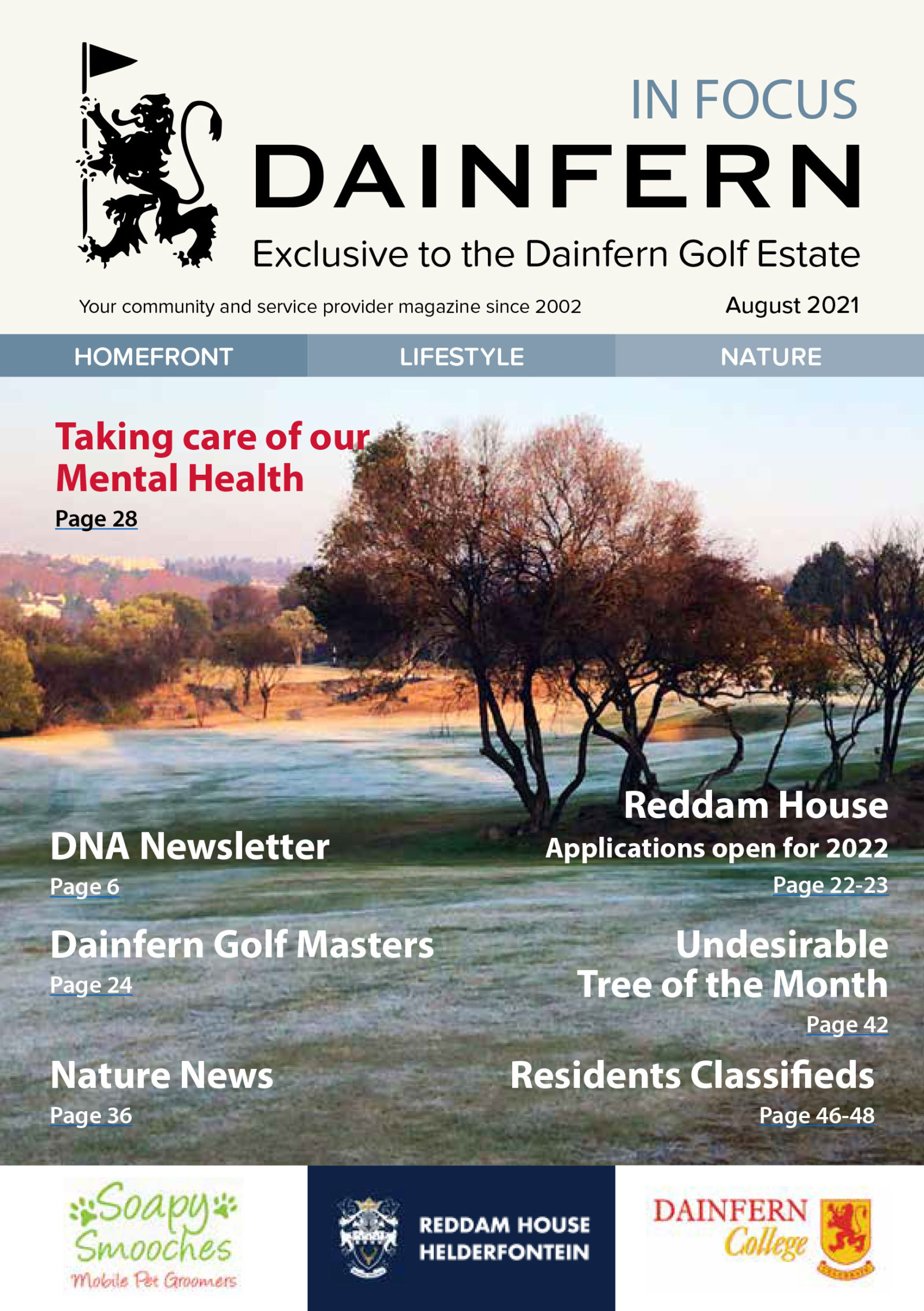 In Focus your community magazine – Dainfern Nature Association August 2021