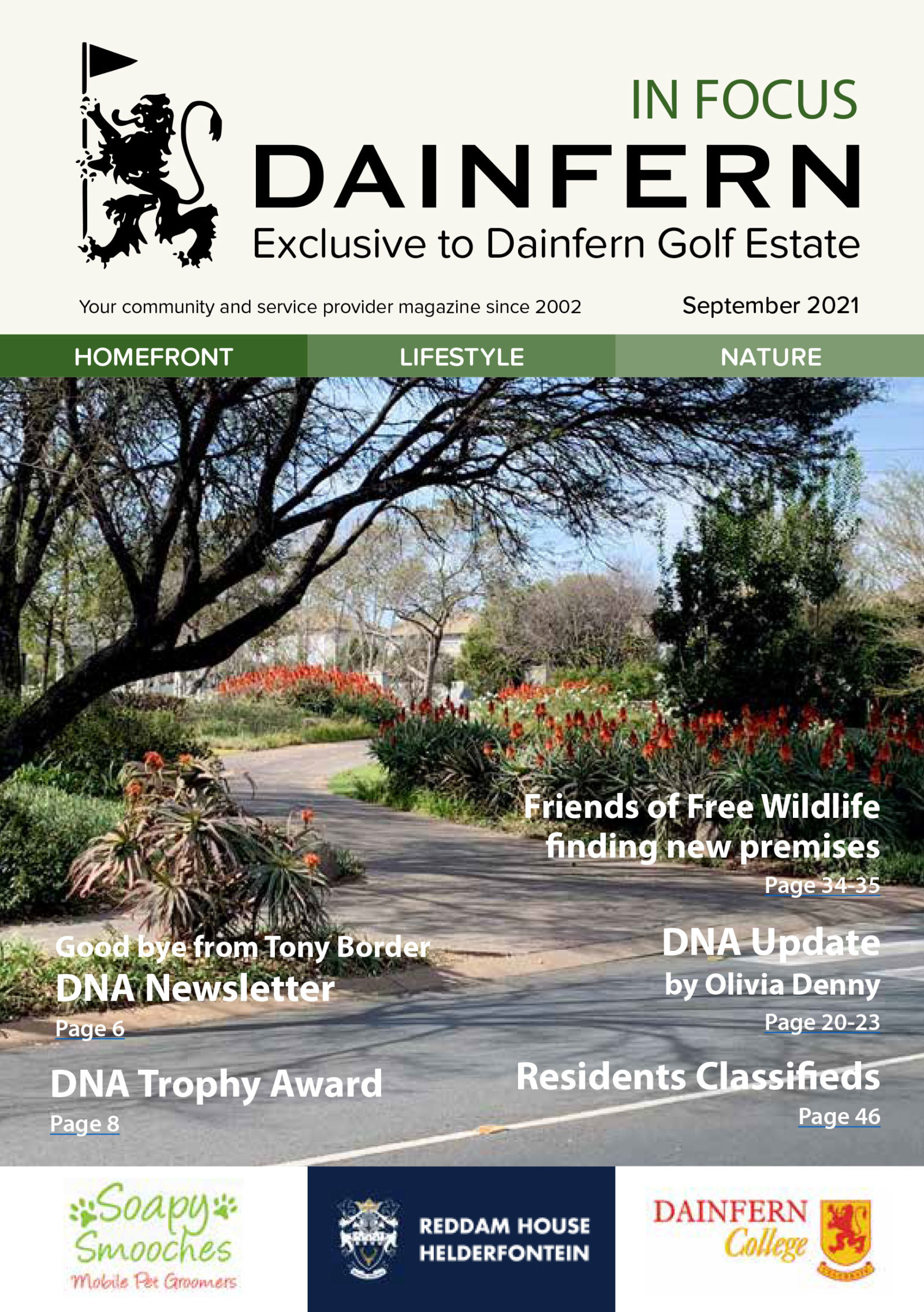 In Focus your community magazine – Dainfern Nature Association September 2021