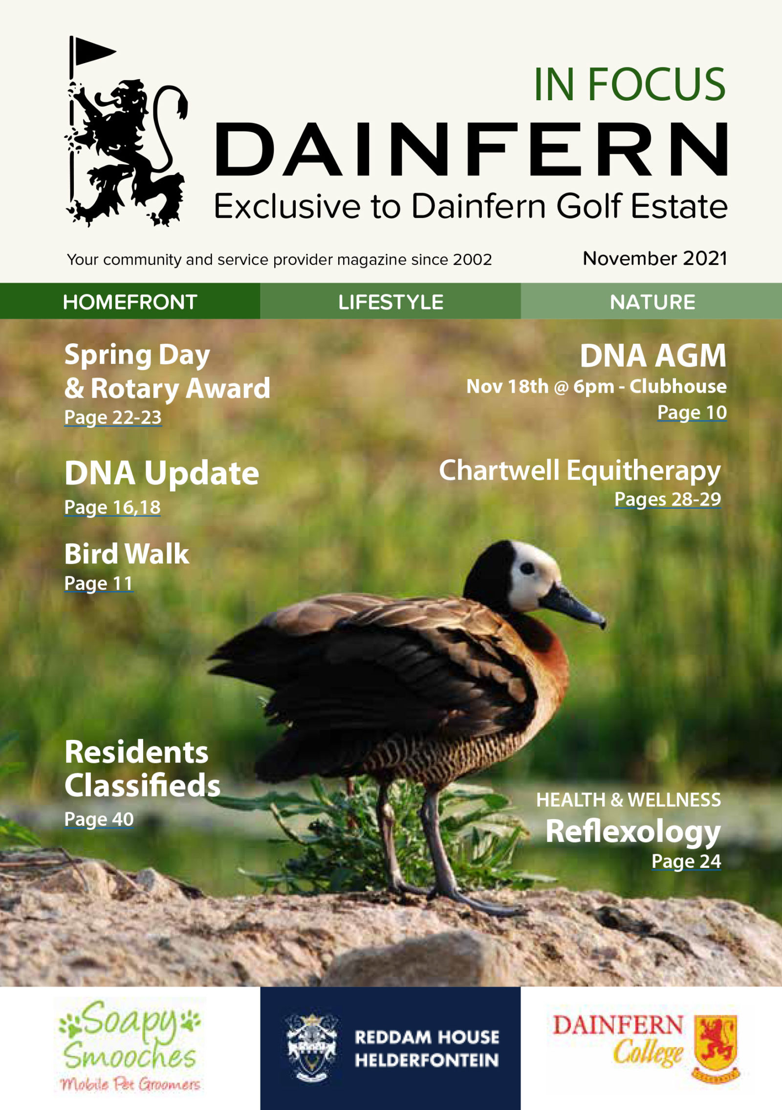 In Focus your community magazine – Dainfern Nature Association November 2021