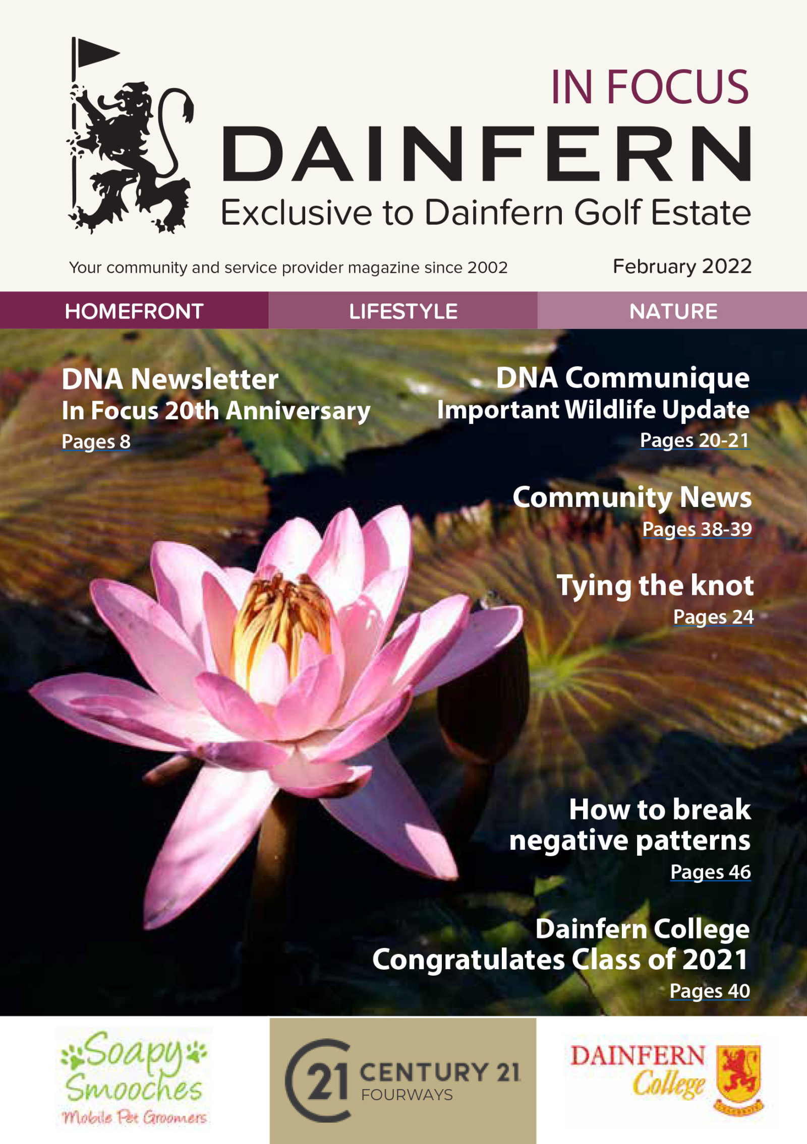 In Focus your community magazine – Dainfern Nature Association February 2022