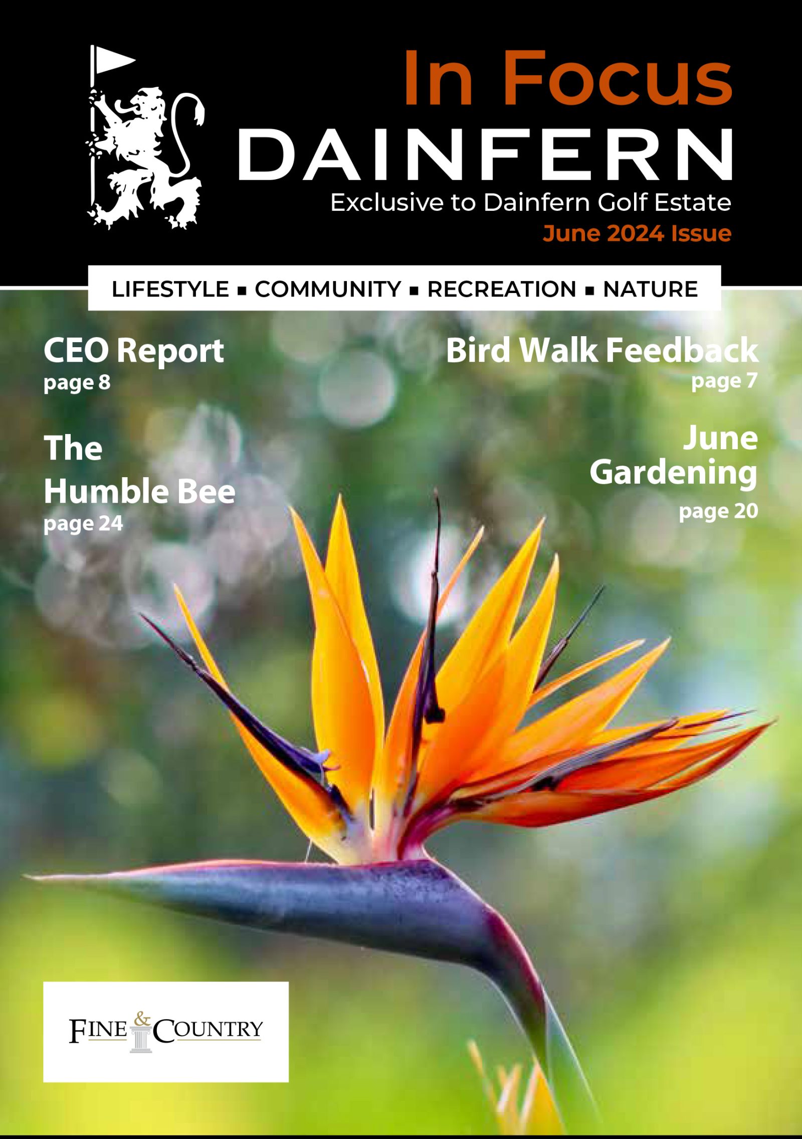 In Focus your community magazine – Dainfern Nature Association June 2024